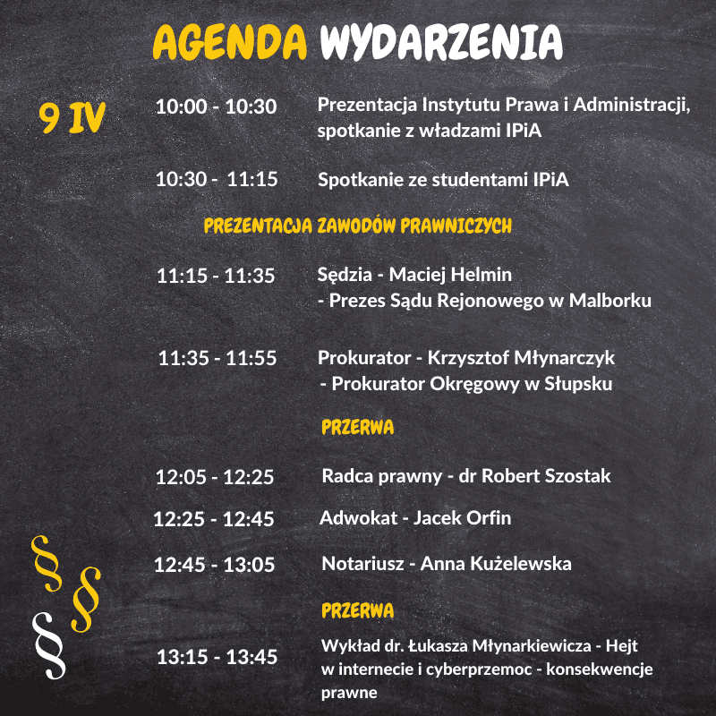 Dni Otwarte Instytutu Prawa i Administracji