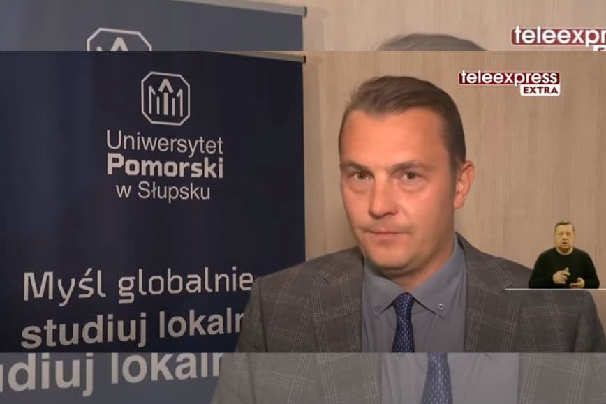 Dr Paweł Chyc, pracownik Instytutu Prawa i Administracji UP w Słupsku, gościł na antenie telewizji