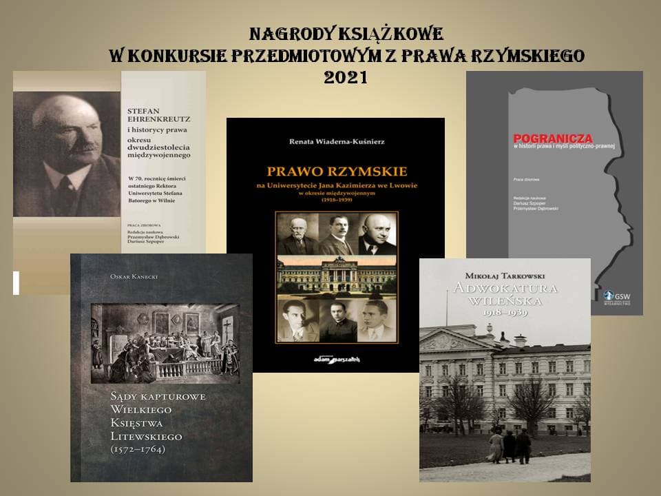 Pierwszy konkurs z Prawa rzymskiego rozstrzygnięty